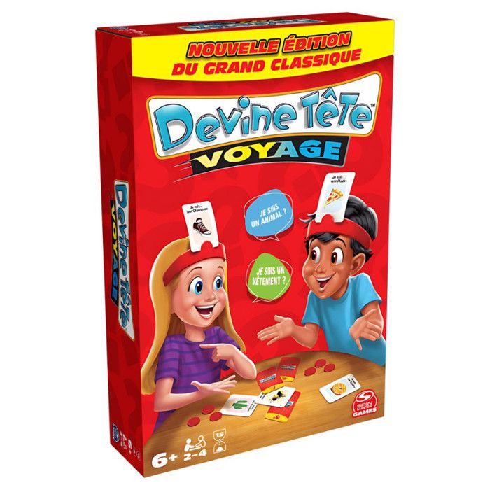Devine tête Voyage - Jeu de société famille - dès 6 ans