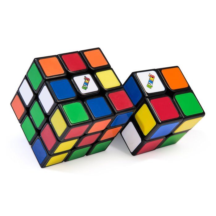 Coffret Duo 3x3 + 2x2 Rubiks Cube - SPIN MASTER - A partir de 8 ans