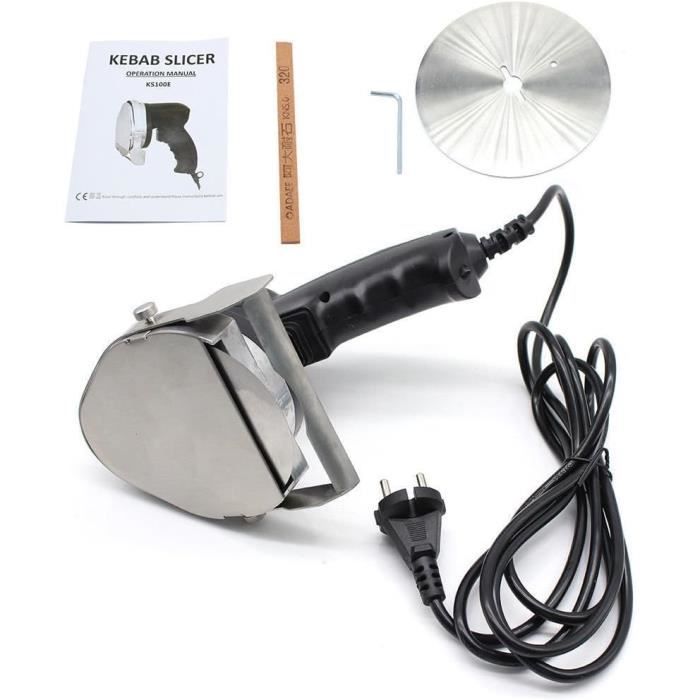 Couteau à Kebab électrique 220V Doner Couteau Kebab Slicer Pour kebab