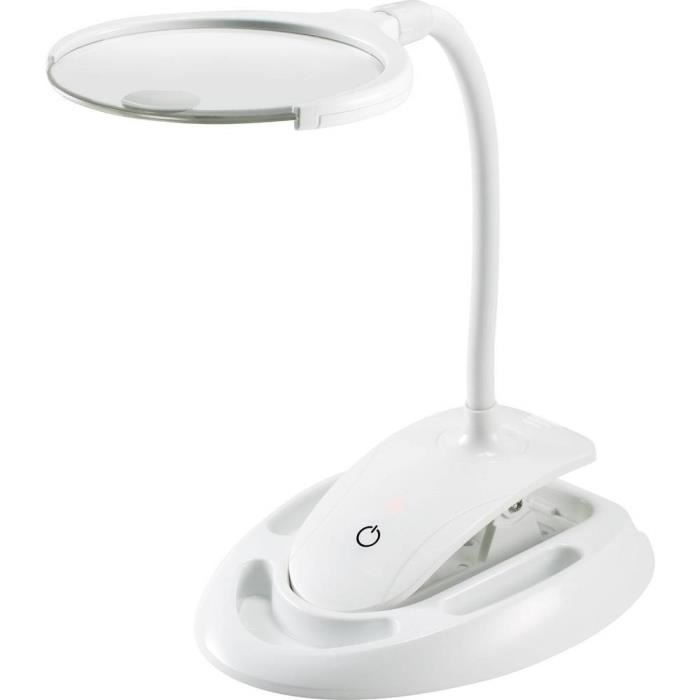lampe loupe led  toolcraft wsl-006 to-6378552   puissance: 5 w   blanc froid | lampe electrique - lampe de poche - baladeuse