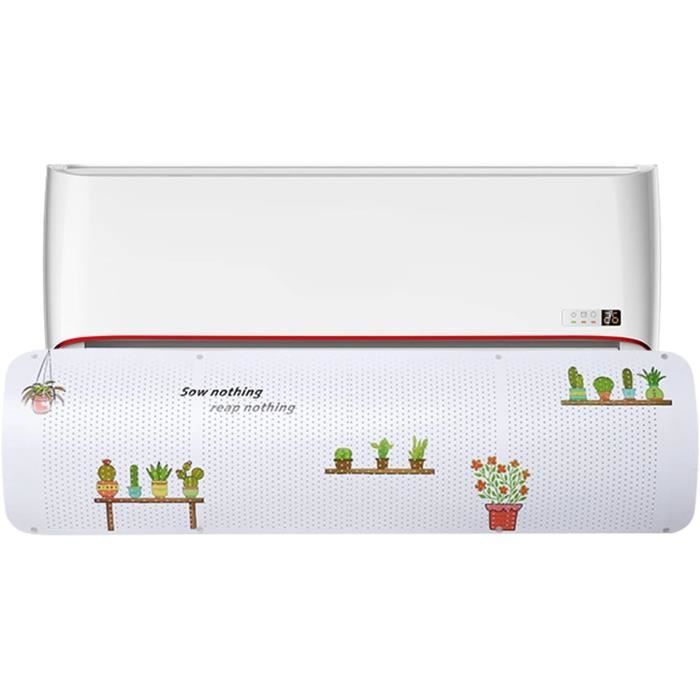 Déflecteur Climatiseur Acier Galvanisé - Couvercle Guide Vent Anti-Soufflage Direct Pour Unité Extérieure