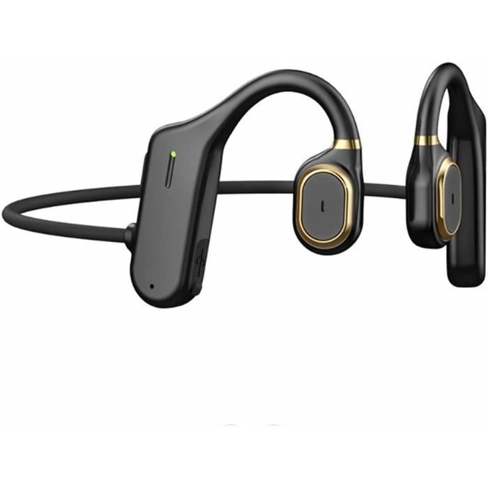 Casque Conduction Osseuse Bluetooth 5.3, Écouteur D'Oreille Libre Avec
