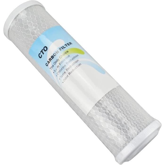 Frizzlife DSF02 Cartouche Filtrante 2ème Étape - Filtre Charbon Pour DS99 DS99-S Acier Inoxydable