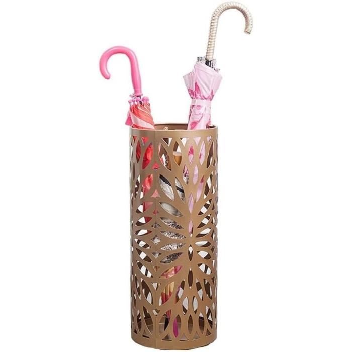 Porte-parapluie Portable Nordique - Métal Doré Pour Maison/bureau