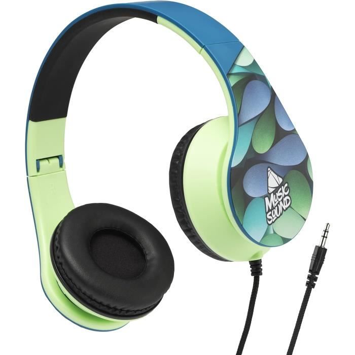 Casque DJ Syndesmos Avec Câble - Casque Studio Fermé, Basse Puissante, Confortable Pour Mix, Podcast & Enregistrement