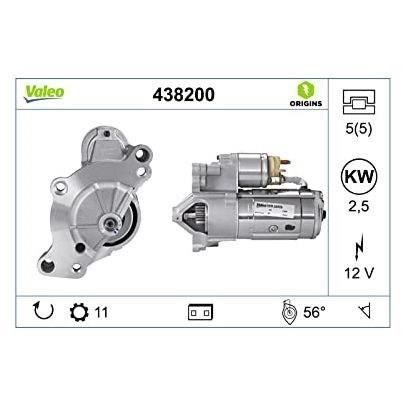 Démarreur - VALEO - 438200 - DEM-ORIGINS-M-AFFECT FRA-PEUGT307407607C
