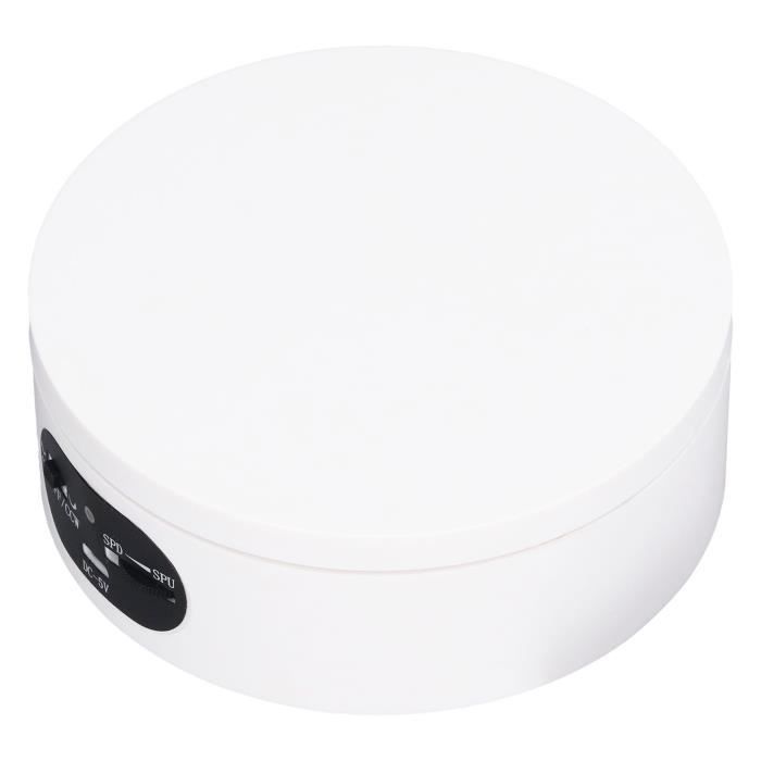 Présentoir Rotatif Motorisé Pour Montres - Plateau Tournant Sur Pile, Dimensions 120x38mm - Idéal Vitrine