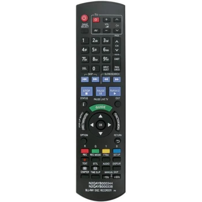 Télécommande Originale Remplacement Pour Téléviseurs Panasonic - Modèles TX/AS/AX Series