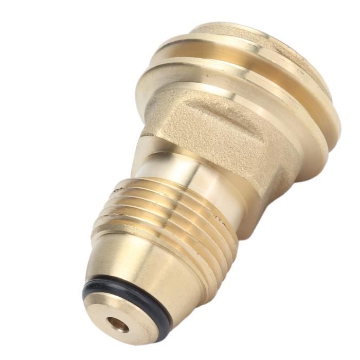 Kit Raccords Rapides Propane 6.35 Mm - 7 Pièces Laiton Avec Valve D'arrêt, Pour Camping-car, Barbecue