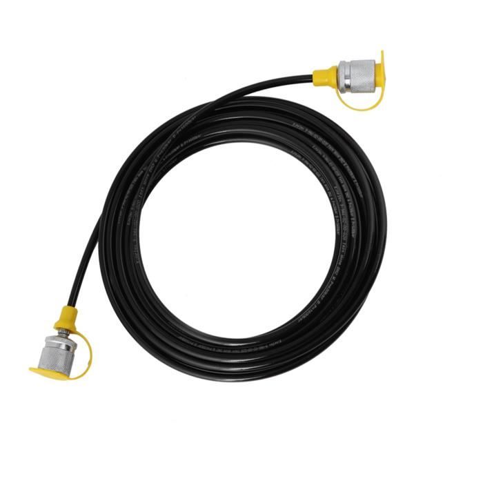 Flexible Hydraulique 3/8" X 80" (2m) 3250 PSI - 2 Tresses, Résistant à L'abrasion, Huile, Feu