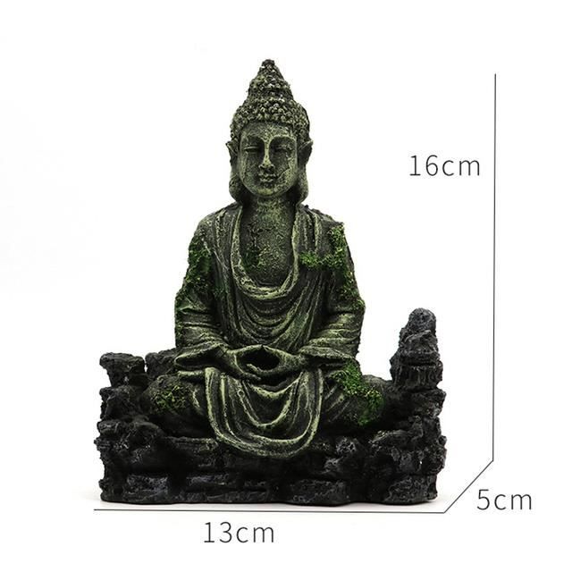 FOND DE DECOR,BuddhaLAquarium bouddha décoration résine Aquarium