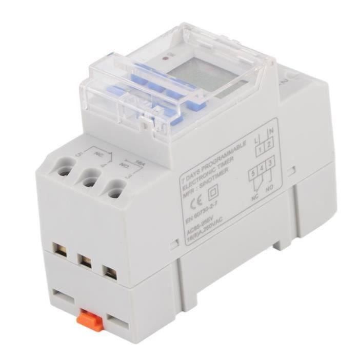 Programmateur Minuterie Numérique LCD - Prise Programmable 220V - Marque Yanp
