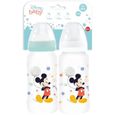 Lot de 2 biberons THERMOBABY MICKEY COOL - 360ml - Anti coliques - Débit 3 positions-1