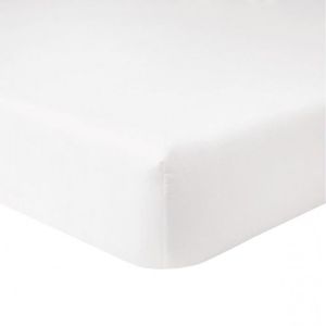 Grand Drap Blanc Cotonflor 100% Coton Peigné - 220x310 Cm - Qualité Hôtelière