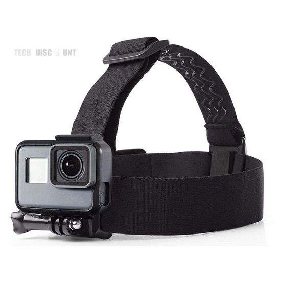 Caméra De Sport Frontale Avec Lumière - Résolution 1080p, Batterie 1000 MAh, Réglable à 45°, Pour Randonnée, Course, Voyage - 3