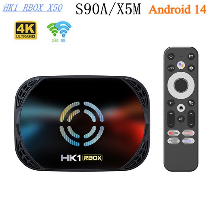 Box TV Android 14 4GB 128GB 4K UHD WiFi 6 Ethernet 1000M HDMI BT5 ...