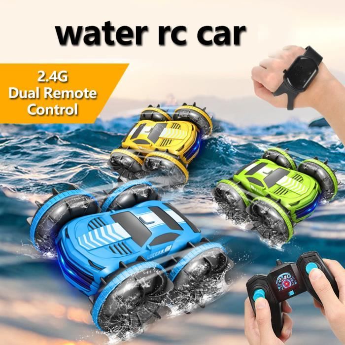 Voiture télécommandée amphibie jouet à eau