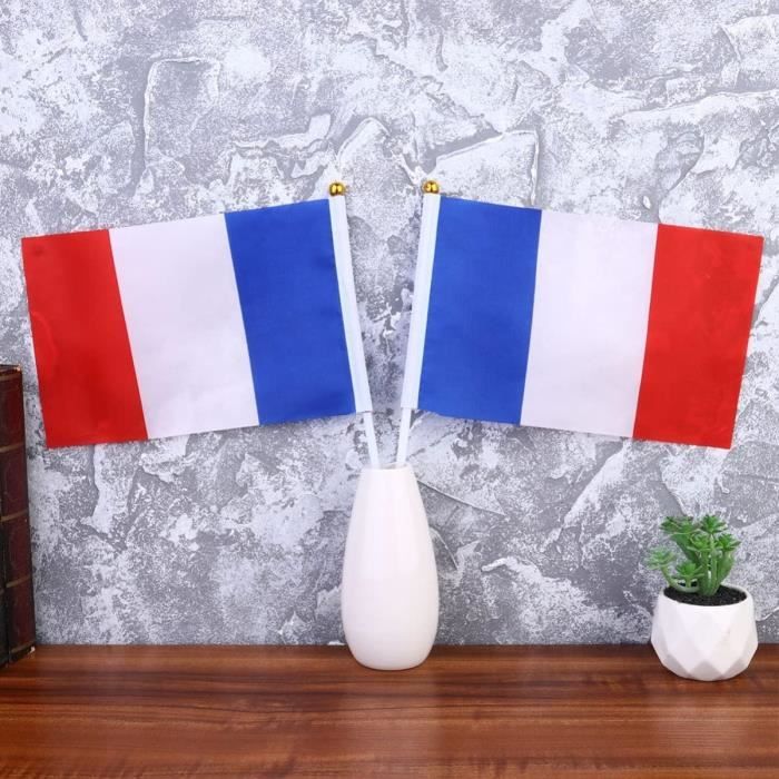 Drapeau Moto Des Terres Australes Et Antarctiques Françaises – 20x30 Cm, Polyester 110g/m², Résistant Aux Intempéries, Fabrication Allemande
