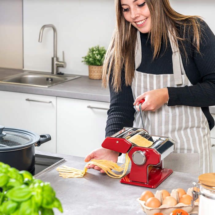 Machine à Pâtes Bremermann - 7 épaisseurs - Pour Spaghetti, Tagliatelle, Lasagnes