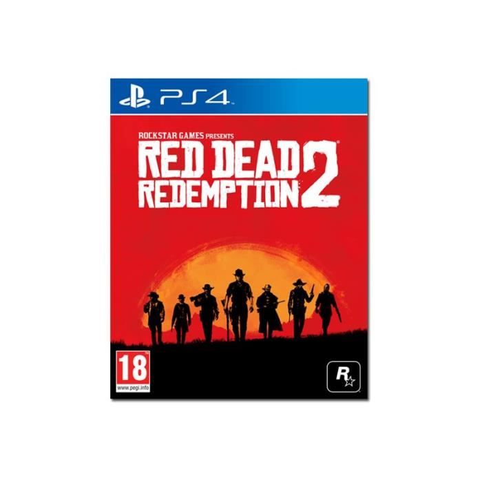 Jeu PlayStation 4 - Red Dead Redemption 2 - Version PAL - Bon état (boîtier Peut Avoir Des Traces)