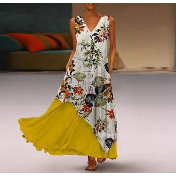Robe Tunique Femme Mi Longue Casual Pas Cher D t Robe R tro