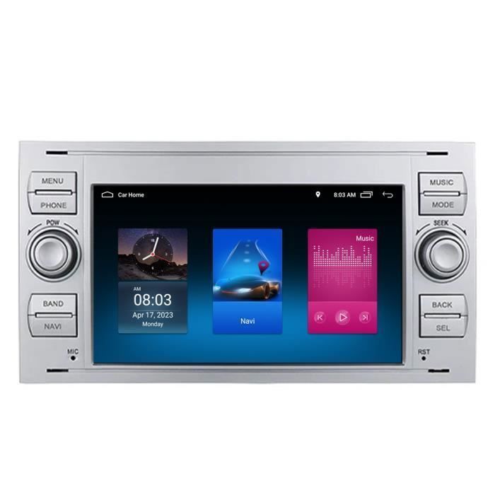 Autoradio Android 13 7" Pour Ford Transit/Fiesta/Focus/Kuga – CarPlay & Android Auto, GPS, WiFi, Caméra Recul