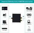 Juce Adaptateur de convertisseur Audio R/L Avec Câble Optique Prozor DAC Numérique SPDIF TosLink vers Analogique-2