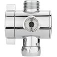 3 voies pomme de douche inverseur robinet inverseur valve salle de bain système universel composant-2