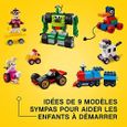 LEGO - LEGO 11014 Classic Briques et Roues - Jeu de Construction avec Voiture, Train, Bus, Robot pour Enfant de 4 Ans et +-2
