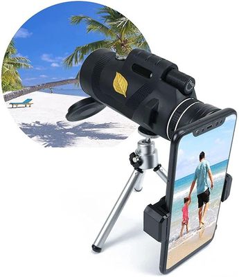 Monoculaire 12x50 - Grossissement 12, Objectif 50 Mm, Prisme BAK4, Traitement FMC - Avec Support Smartphone Et Trépied - Pour Randonnée, Chasse