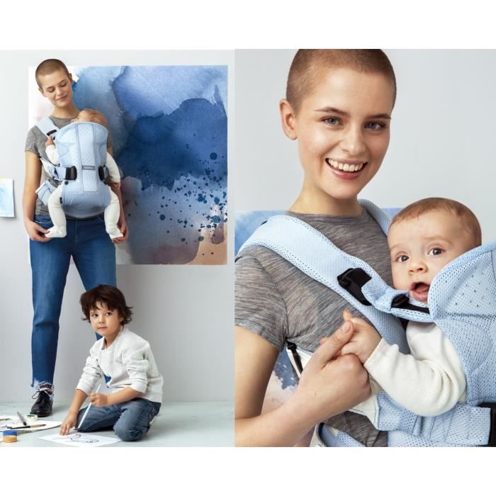 Porte bébé babybjorn hot sale bleu