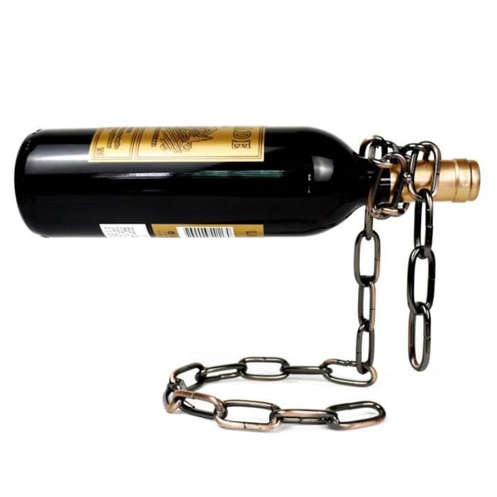 Porte-Bouteille De Vin En Acier Inoxydable - Support Élégant Doré Ou Argenté 35x5x14.5cm