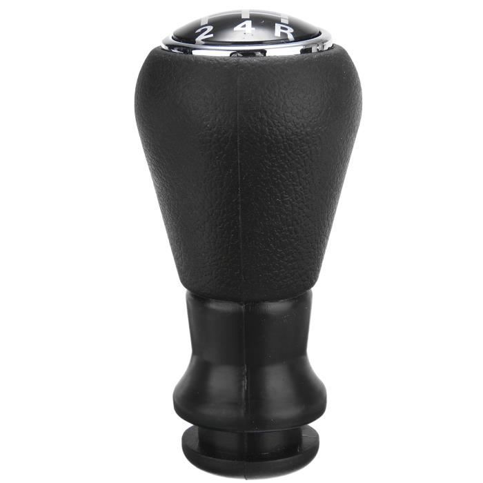 Pommeau Levier Vitesses Arotzelox 5 Vitesses Pour Fiat Grande Punto 2006-2012 Noir | Compatible Références 55344881 55349796