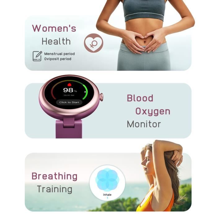 Montre connectée femme petite taille 2025