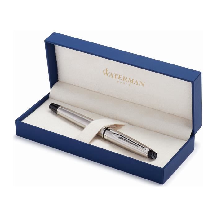 Coffret Waterman - Stylo Plume Et Stylo Bille - Plume En Or 18 Carats - Occasion