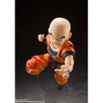 Figurine Dragon Ball Z - Krillin Earth's Strongest Man S.H.Figuarts 13cm-3