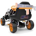 Voiture à pédales - Hauck - Nerf - 4 roues - Orange - Pour enfants de 4 ans et plus-3