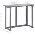 "SALE 2024" Table pliable de balcon 90x50x74 cm Bois d'acacia massif 82,53,Kg-3