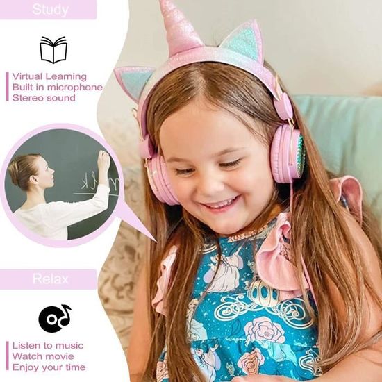 ONTA®Pliable on Ear Casque Audio Enfant,Réglable Léger Écouteurs pour  Enfants pour [53] - Cdiscount TV Son Photo