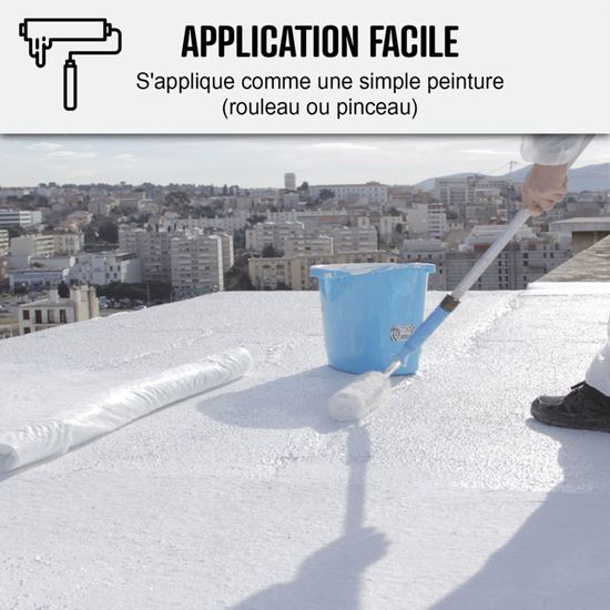 resine etancheite toit plat toit terrasse gris 15 kg cdiscount au quotidien