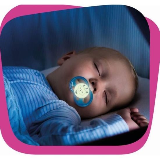 Tigex Sucettes silicone Night Taille 2