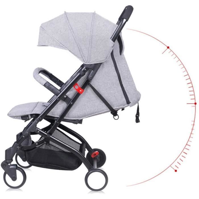 Poussettes Cannes Légèr Poussette Compacte Poussette Pliable De Voyage Pour  Bébé 0-4 Ans - Cdiscount Jeux - Jouets