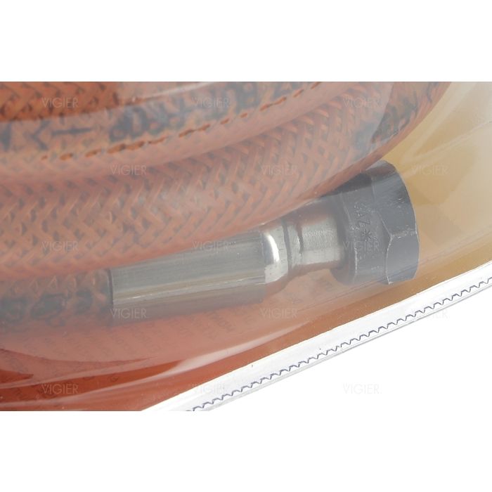 Tuyau Gaz Butane/Propane Flexible 2m - Raccords à Visser 20/150 Et G1/2 - Pour Réchaud, Barbecue, Chauffage