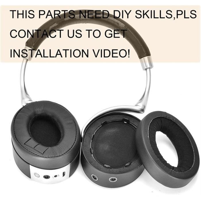 HeadphoneMate Coussinets de rechange pour casque Parrot Zik Zik 1