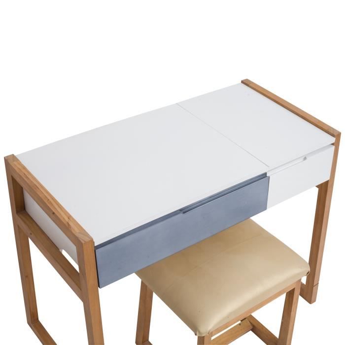 Bureau avec tabouret Tanya Bois - Bureau/Bureau junior - petits-meubles
