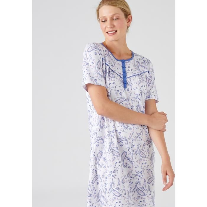 Chemise de nuit femme coton damart best sale