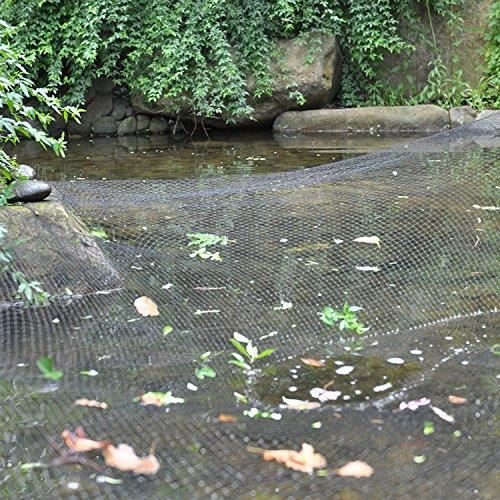 Filet De Bassin 12x10m - Maille 17mm Vert | Anti-Feuilles Et Protection Poissons