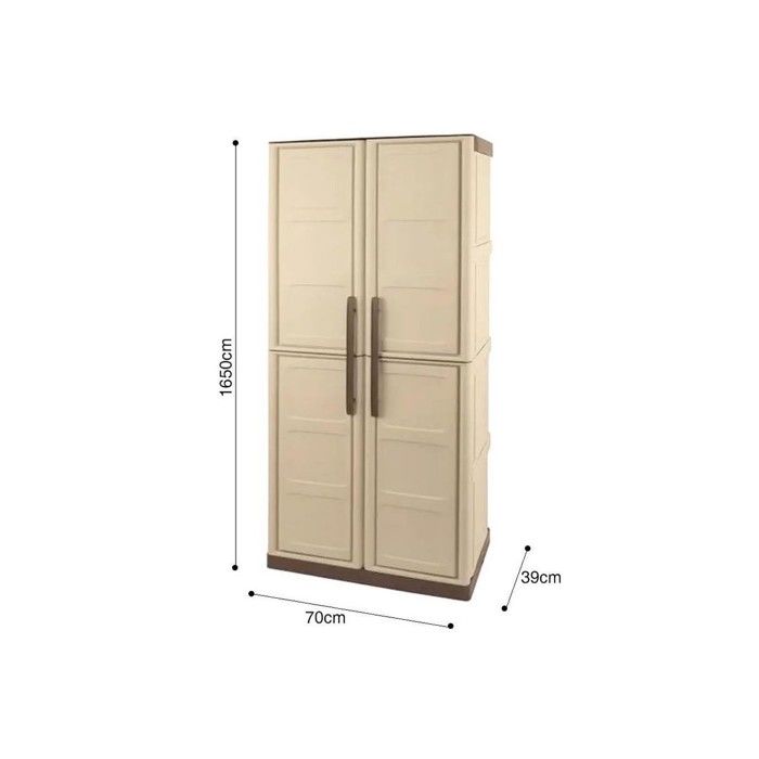 PLASTIKEN Armoire de rangement en résine - Bricolage