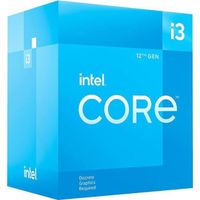 Processeur - INTEL - Core i3-12100F - 12M Cache, jusqu'à 4.30 GHz (BX8071512100F)