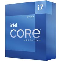 Processeur - INTEL - Core i7-12700K - 12 cœurs (8P+4E) - Socket LGA1700 - Chipset Série 600 - TDP 125W (BX8071512700K)